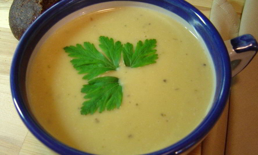 Рецепт картофельного супа с пореем