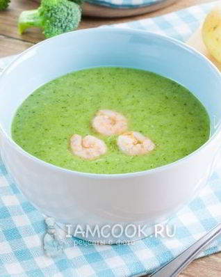 Крем-суп из брокколи постный