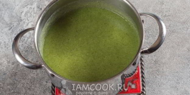 крем-суп из брокколи постный