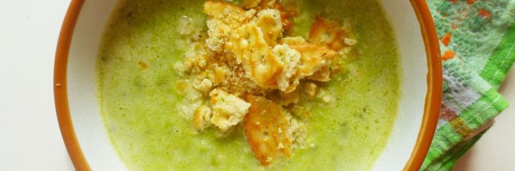 Крем-суп из горошка