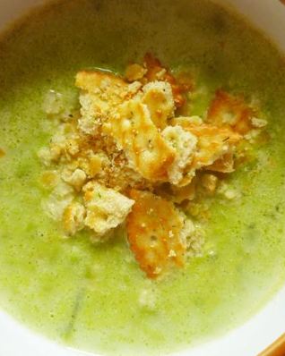 Крем-суп из горошка