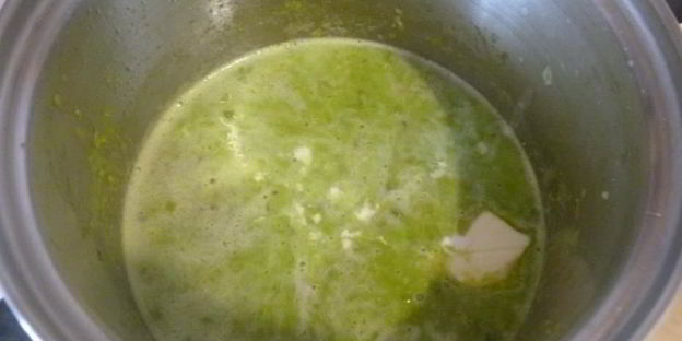 крем-суп из горошка