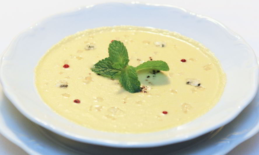 Рецепт крема-супа с груше и горгонзолой