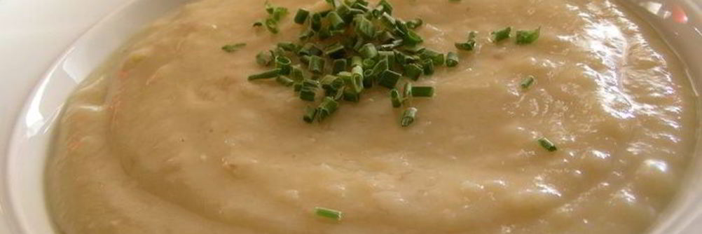 Крем-суп с цветной капустой и рисом