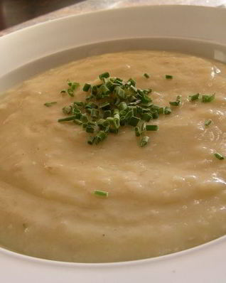 Крем-суп с цветной капустой и рисом