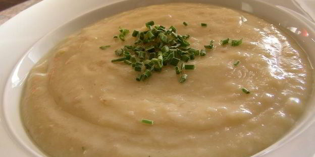 крем-суп с цветной капустой и рисом