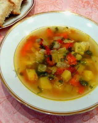 Крестьянский суп с капустой