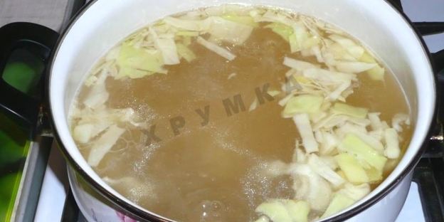 крестьянский суп с капустой