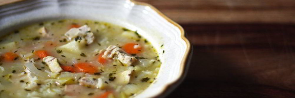 Куриный суп простой