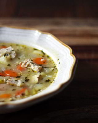 Куриный суп простой