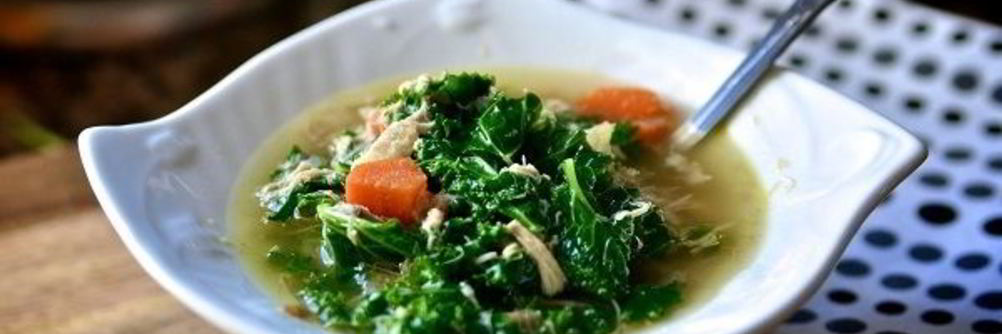 Куриный суп с имбирем