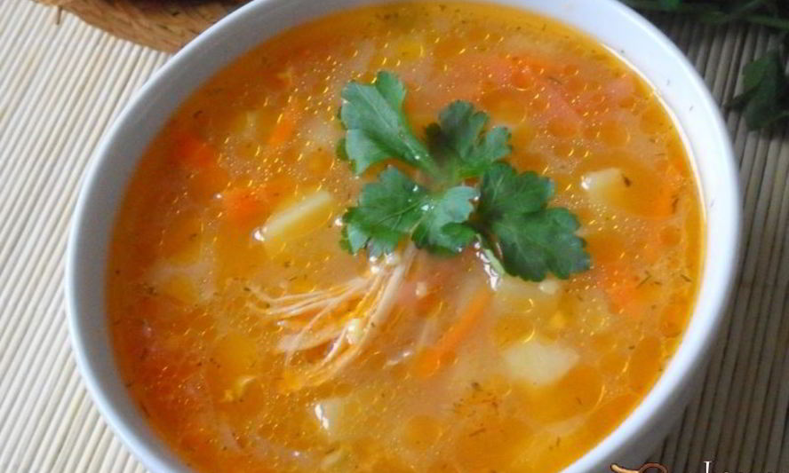 Рецепт куриного супа с кукурузной крупой