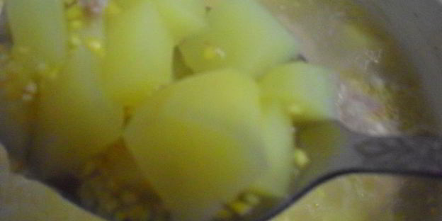 куриный суп с кукурузной крупой