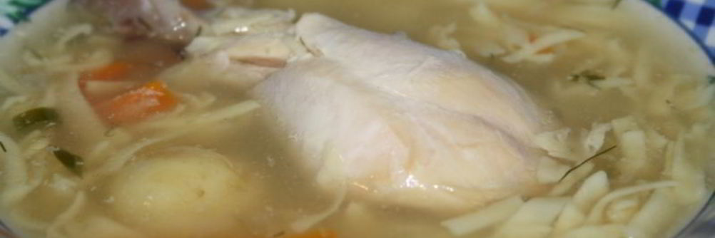 Куриный суп с молодым картофелем