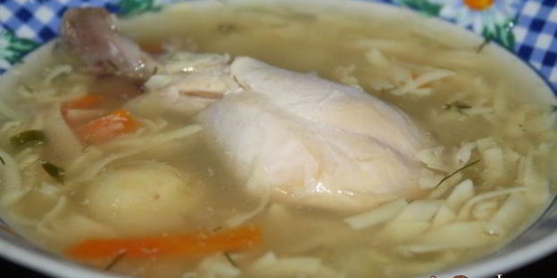 куриный суп с молодым картофелем