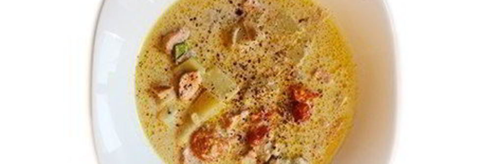 Лапландский сливочный суп с лососем