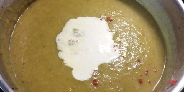 легкий крем-суп из кабачков с карри