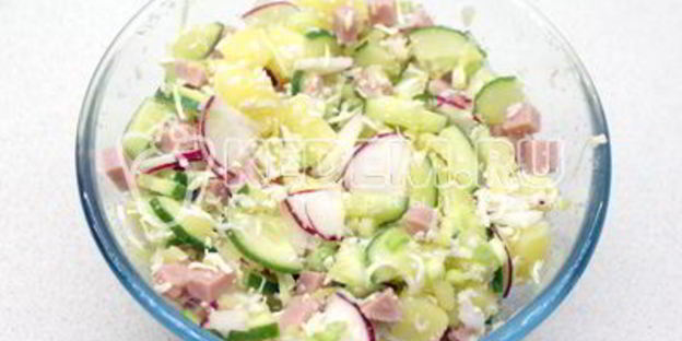 окрошка на квасе