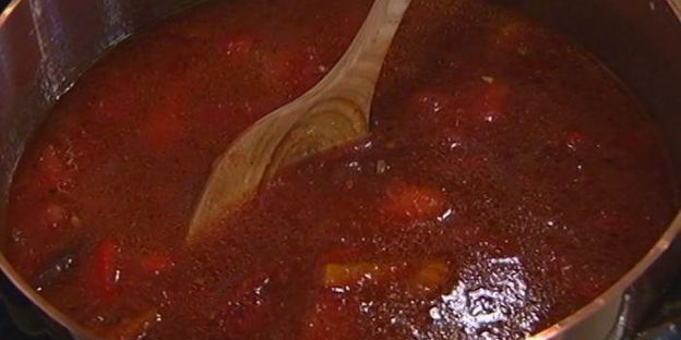 острый фасолевый суп по-мексикански