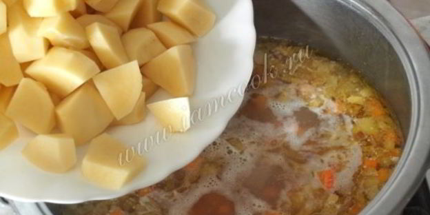 постный фасолевый суп