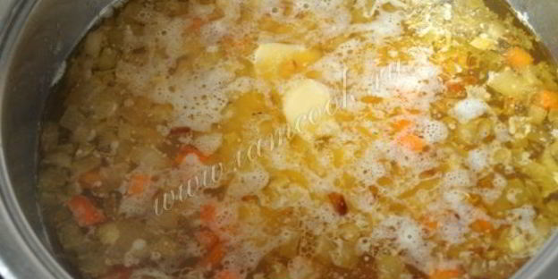 постный фасолевый суп