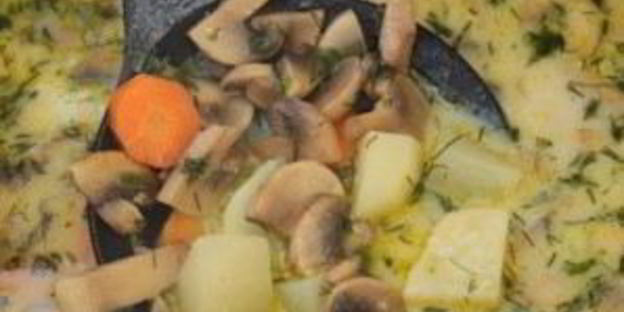 простой грибной суп