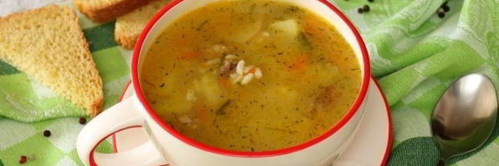 Рисовый суп в мультиварке