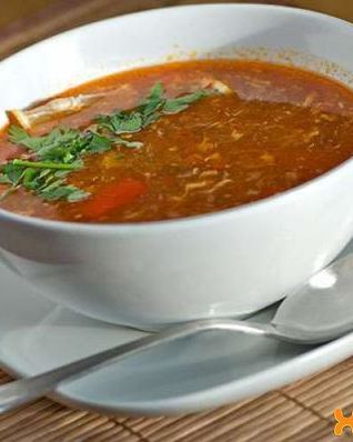 Рыбный суп из семги