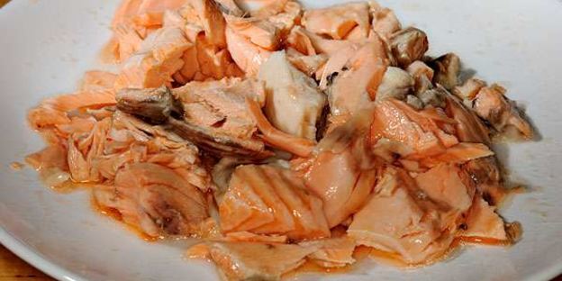 рыбный суп из семги