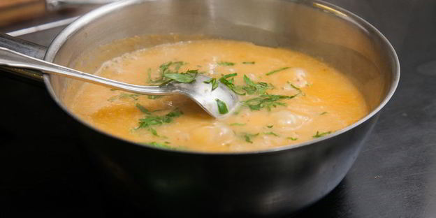 рыбный суп с булгуром