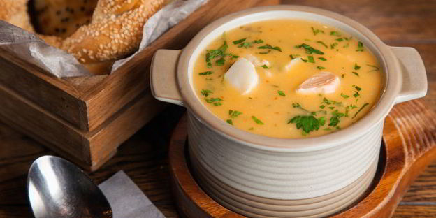 рыбный суп с булгуром