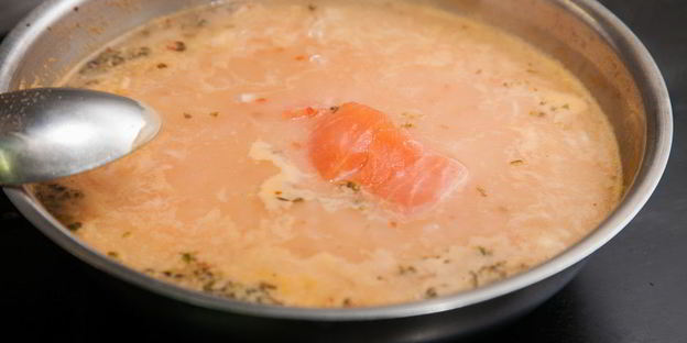 рыбный суп с булгуром