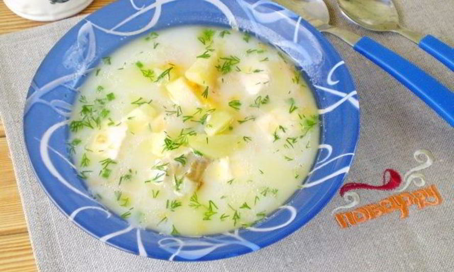 Рецепт рыбного супа с плавленым сыром