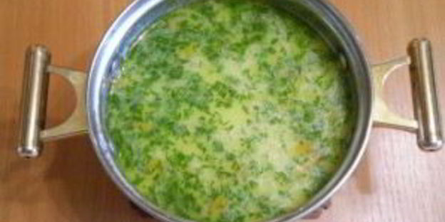 рыбный суп с плавленым сыром