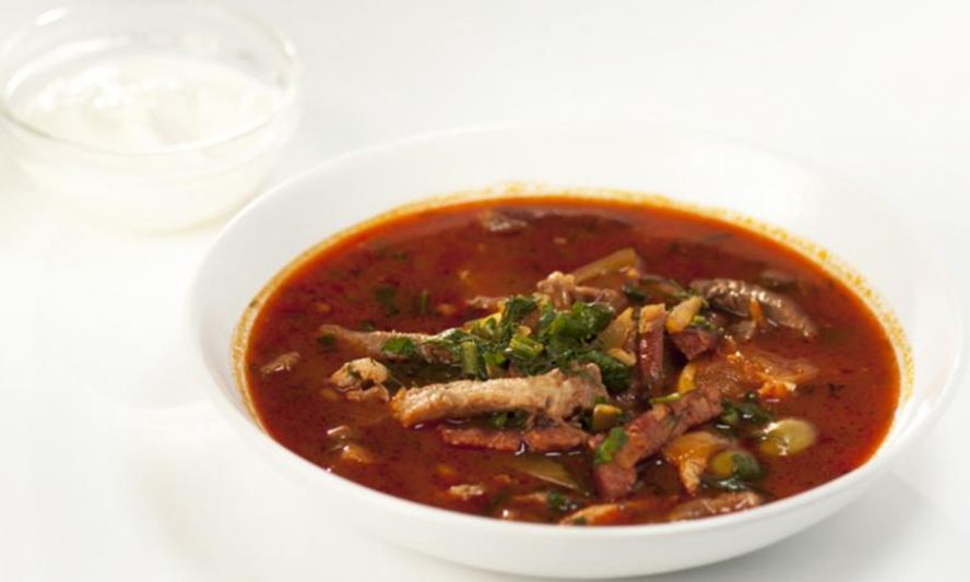 Рецепт сборной мясной солянки