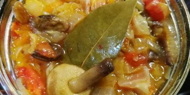 солянка с грибами