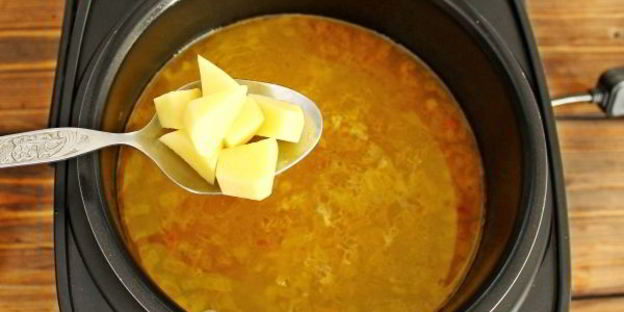 суп грибной из замороженных грибов в мультиварке