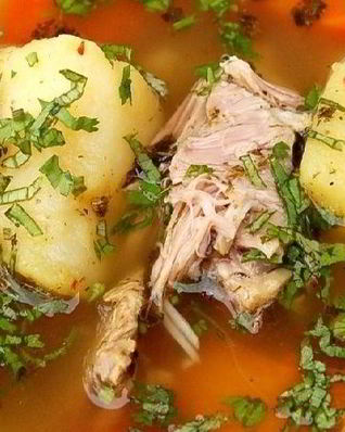 Суп из баранины и картофеля