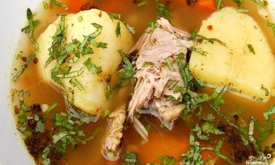 Рецепт супа из баранины и картофеля