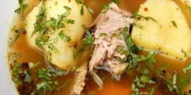 суп из баранины и картофеля