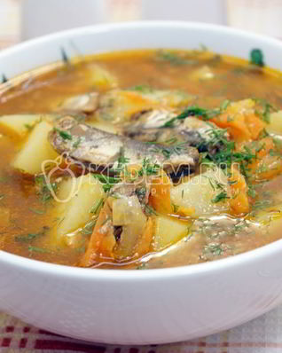 Суп из кильки