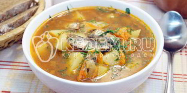 суп из кильки