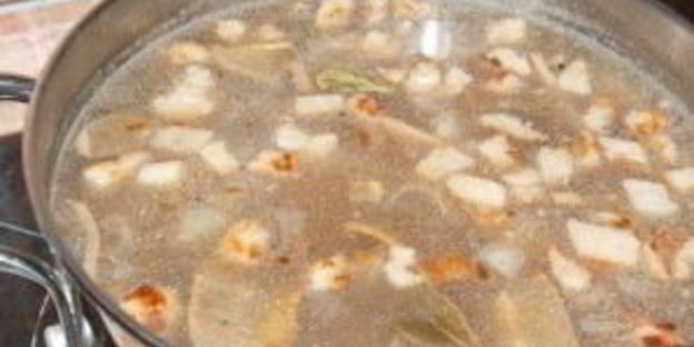 суп из копченой рульки