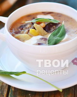 Суп из красной фасоли