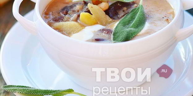 суп из красной фасоли