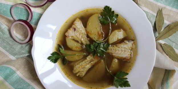 суп из минтая