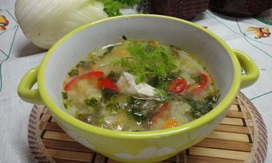 Рецепт супа из перловки с каперсами