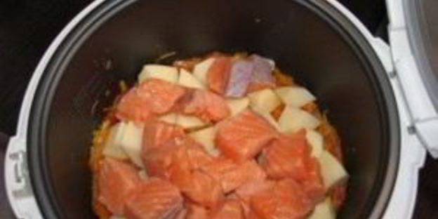 суп из семги в мультиварке