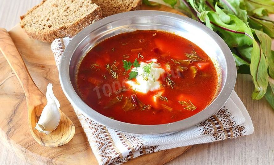 Рецепт супа из свекольной ботвы