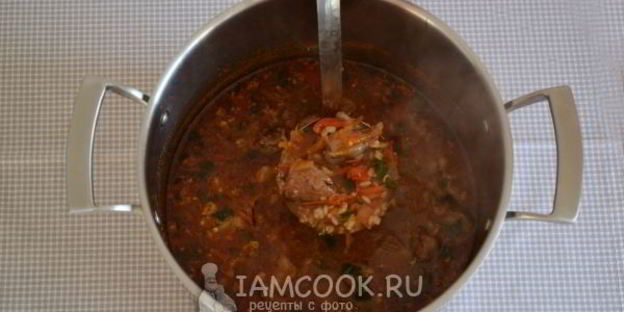 суп харчо из баранины